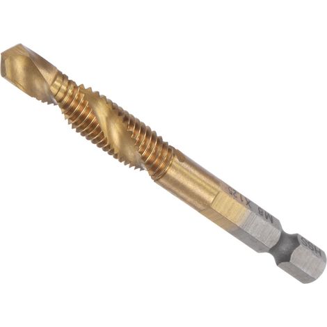 Foret et Taraud Combinés Taille de Filetage M8 x 1,25 Outils Longs (1/5)