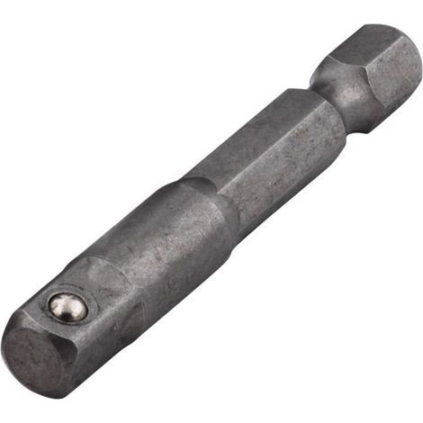 Adaptateur à tige hexagonale vers douille carrée Support de douille à tige de 6 mm (1/4 ""), Vert, 50 mm (1/5)