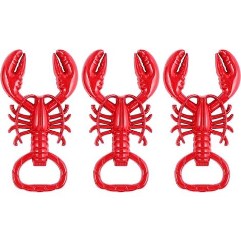 Ouvre-bouteille en forme de homard, ouvre-bouteille de bière raffiné, ouvre-bouteille créatif en métal pour hôtels et maisons. (1/5)