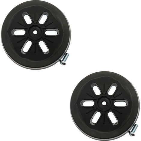 2pcs Bosch Accessories Plateau de Ponçage Mi-Dur (pour Peinture, Mastic, 6 Trous, Ø 133 mm, Accessoires Ponceuses Excentriques) [Classe énergétique A+] (1/5)