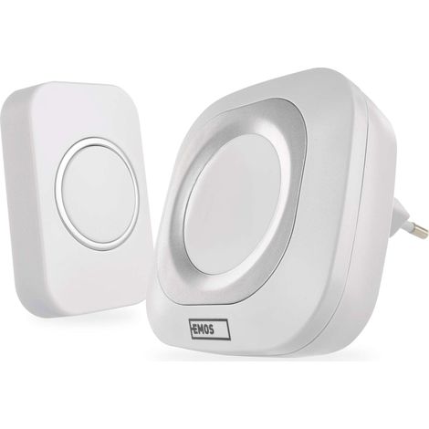 Campanello senza fili Emos p5733w portata 150 m volume regolabile (1/3)
