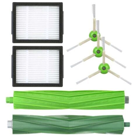 Convient aux iRobot Roomba i7 i7+ / i7 Plus E5 E6 E7. Ensemble d'accessoires de 7 pièces (3 supports horizontaux + 2 grilles de filtre + 2 supports principaux). (1/4)