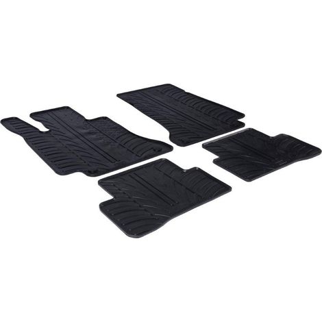 Set tappeti su misura in gomma - compatibile per Mercedes Classe C 4p (03/1405/21) - Mercedes Classe C sw (09/1405/21)