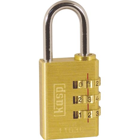 Lucchetto Kasp K11030D Oro - Giallo Serratura a combinazione numerica (1/2)