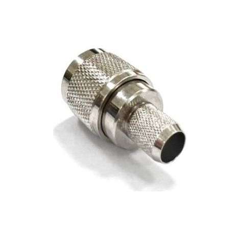 Connecteur coaxial RS PRO Mâle Droit, raccordement A sertir 50O Montage sur câble ( Prix pour 1 )