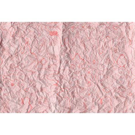 Papier peint panoramique original rose Tapisserie panoramique chambre fille design Papier peint panoramique couloir moderne effet papier froissé (1/3)
