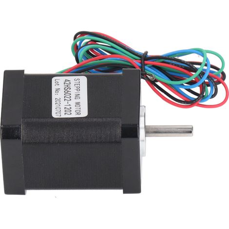 Zweiphasen-Hybrid-Schrittmotor, schnelle Ansprechzeit, Spule aus reinem Kupfer, stabiler Lauf, Zubehör für 3D-Drucker, 3 V DC (1/5)