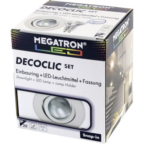Megatron LED-Einbauspot Set 2800K ws MT75400