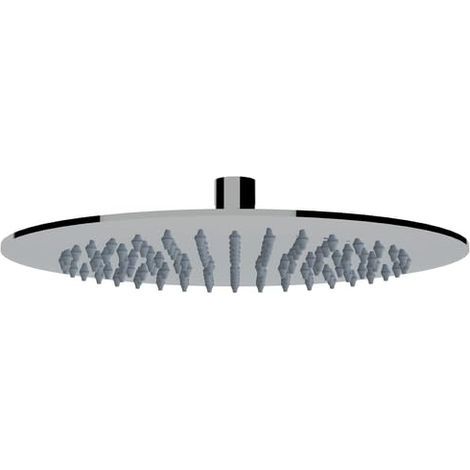 Soffione Doccia Tondo Diametro 250 MM, Soffione Doccia Effetto Pioggia Con Snodo Orientabili, Installazione Interna ed Esterna, Soffione Doccia A Muro In Acciaio Inox (1/3)