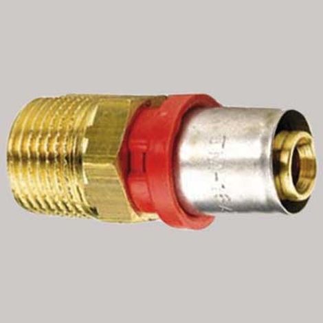 RACCORDO DIRITTO MASCHIO A PRESSARE TIEMME - 40 x 1"1/4