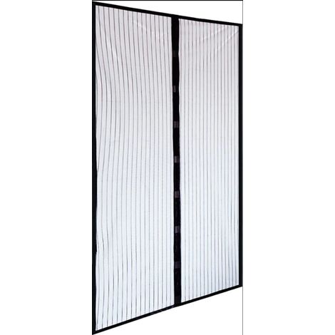 Mosquitera de Poliéster con Imanes cm 120x240 para puerta IRS Negra