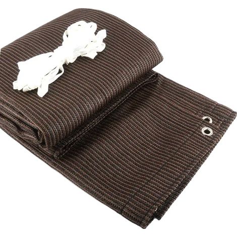 Sonnenschutznetz, UV-Schutz, langlebige Konstruktion, Kaffee Net-c, 1.2x4m (1/2)