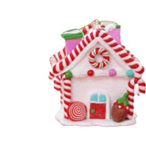 Maison De Village De Noël - En Céramique Douce - Pour Décoration Intérieure Et Village De Noël - Lot De 1 (1/5)