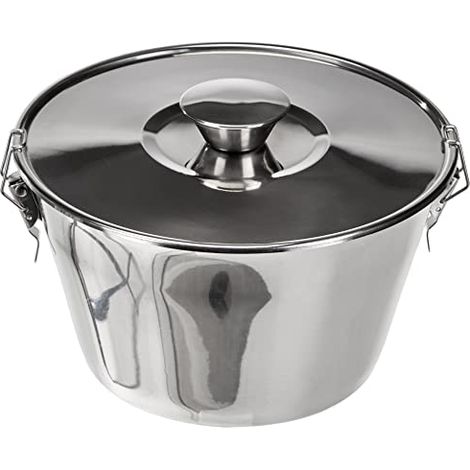 FLANERO C/COPERCHIO E CHIUSURA INOX.Â 18 CM.Â IBILI (1/4)