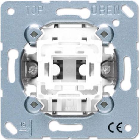 Interruttore Jung Taster 10AX 250V Pulsante Metallico (1/2)