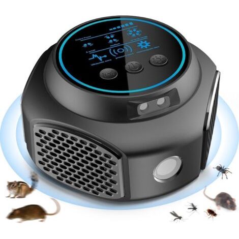 BUNTHAUS Répulsif à rongeurs à ultrasons pour la maison avec USB, répulsif à souris, répulsif à rats, répulsif à ultrasons pour souris, répulsif à ultrasons à 4 côtés 360°, répulsif pour intérieur 300 (1/5)