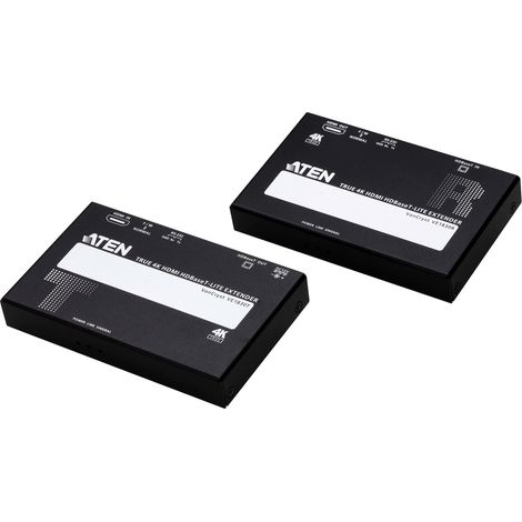 Aten VE1830-AT-G extensor audio/video Transmisor y receptor de señales AV Negro