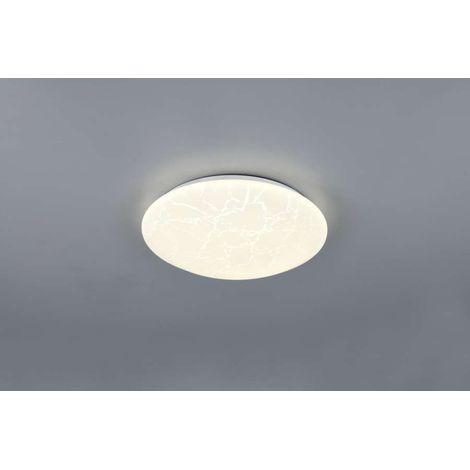 Reality Plafoniera LED Umbria II - Effetto Ghiaccio - D.30cm 16W 4000K