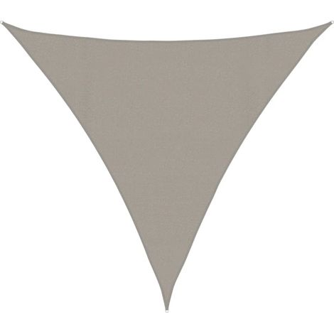 Voile d'ombrage  Voile de parasol 160 g/m² triangulaire 4,5x4,5x4,5 m PEHD