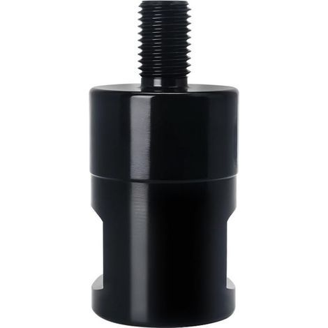 Adaptateur de filetage métallique 1-1/4" vers M16, design grossier à fin, pour perceuse à eau, installation facile, noir (1/5)