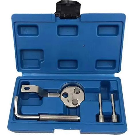 Kit de calage moteur pour Transit 2.2 TDCI : outils de blocage de distribution (arbre à cames, vilebrequin, volant moteur), outil de blocage de distribution, outil de blocage de distribution.