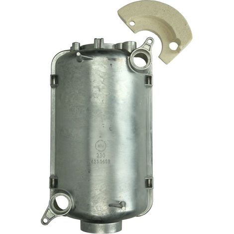 Coque arrière pour échangeur thermique