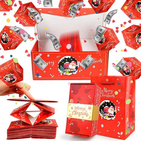BoîTe Cadeau Surprise, BoîTe Explosive Pop Up, Boîte Cadeau Explosion de Noël, DIY Explosion Surprise Box, Boîte Cadeau Surprise de Noël, Surprise Exp (1/5)