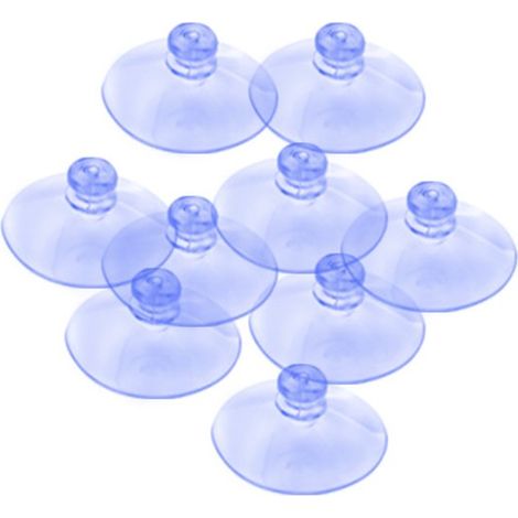 Ventouses pour table en verre, lot de 15, Ø 20 mm, caoutchouc et plastique transparent, sans crochet, forme champignon, faciles à fixer et retirer (1/5)