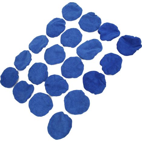 Lot de 20 tampons de polissage en microfibre pour polisseuses automobiles de 12,5 à 15 cm (5 à 6 pouces). (1/5)