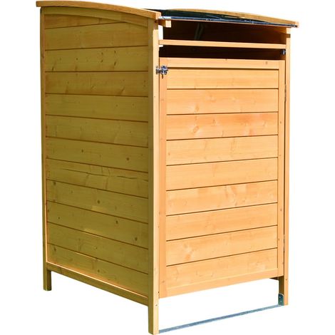 Bidone della spazzatura casella casella marrone di spazzatura rivestimento dei bidoni della spazzatura bidone della spazzatura 240L bidone della spazzatura casa giardino casella di attrezzi casella di (1/5)