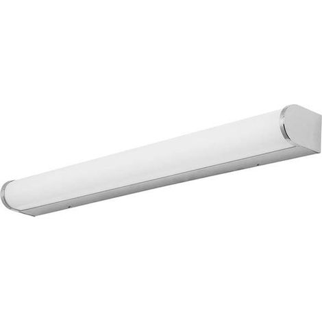 Forlight Lungo - Wandleuchte LED 13.3W und 1085lm mit Warmweiß 3000K. Durchmesser 8.5cm. Gehäuse aus Stahl. Innenbereich IP44. Farbe Silber (1/2)