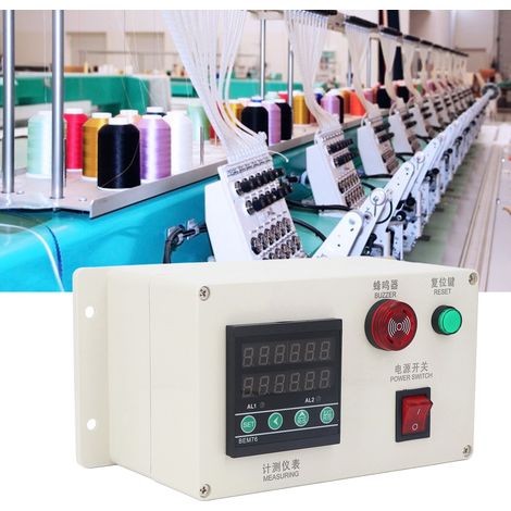 BERM/BEM76-BMQ-LTH-P10-XJL-CT Compteur numérique complet avec support à ressort 100-240 V, machine d'inspection de tissus de haute précision à rouleaux 1-999999 (1/5)