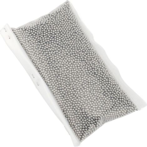 Perles de polissage en acier inoxydable, bijoux ronds multifonctionnels pour l'élimination des bavures, taille 2mm/0,08 pouces. (1/5)