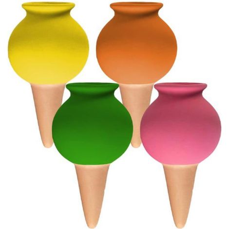 Oya - Riego Automático Para Plantas De Interior - 100 Ml - Ideal Para Oficinas Y Ausencias - 4 Unidades (1/5)