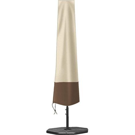 Waterproof cover for parasol, dimensions 20055/60cm, UV resistant, suitable for freestanding parasols. (1/5)