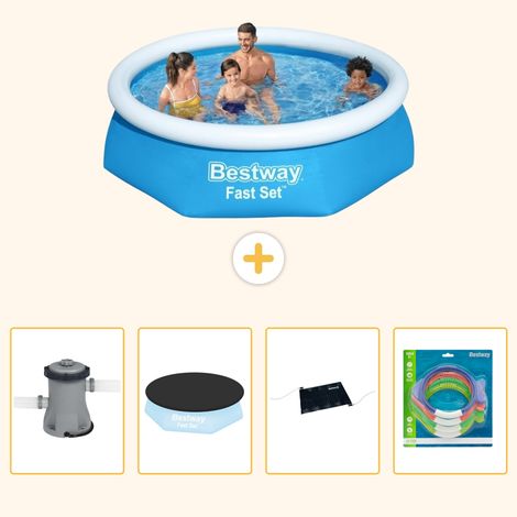 Bestway Bestway Fast Set Ronde - 244x61 cm - 5-pièces S211 (1/5)