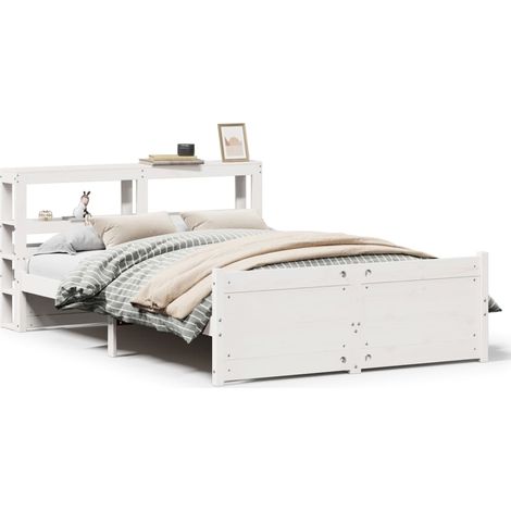 Maison Exclusive - Estructura de cama con cabecero sin colchón bl