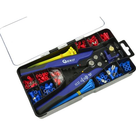 Pelacables multifuncional + juego de conectores y bridas para cables, 260 piezas (5/20) (1/5)