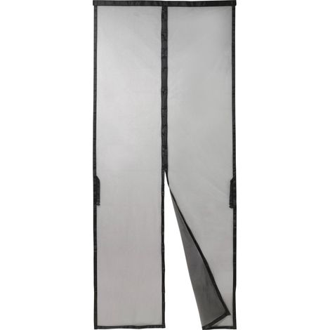 RENKFORCE RF-IS-100 RF-6442918 RIDEAU AIMANTÉ (L X L) 210 CM X 90 CM NOIR 1 PC(S) (1/5)