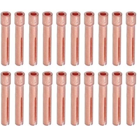 20 pièces pince TIG électrode de tungstène à orifice de 1,6 mm pour accessoires de torche de soudage QQ150 WP-9F (1/5)