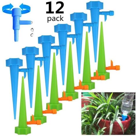 Pulvérisateur,18pc automatique goutte à goutte Irrigation outil pointes fleur plante jardin fournitures utile auto - Type 12pcs