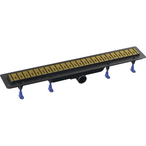 Polysan - Canalina doccia 71 cm, con griglia, oro opaco 73721GB (1/3)