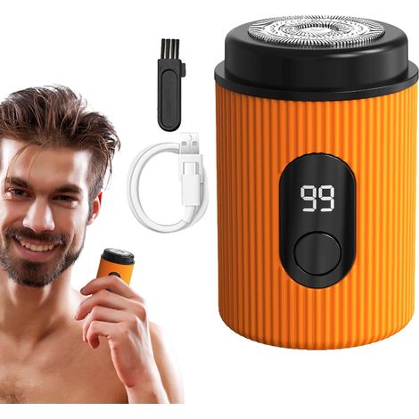 2-teiliges, kompaktes elektrisches LED-Scheinwerfergerät für Männer, tragbare Installationsgeräte, tragbares, flexibles und tragbares Zubehör (7,11 x 4,19 x 4,19 cm)