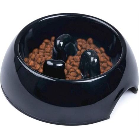 GamAnti Glouton pour Chien Chat, GamAlimentation Antiderapante Qui Favorise Une Prise de Nourriture Plus Lente, Bol Mélamine Interactive Anti Ballonnements-Fei Yu (1/5)
