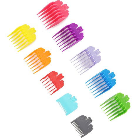 Set mit 10 Schneidaufsätzen für Haarschneidemaschinen – Friseurzubehör und Ersatzteile (1/5)