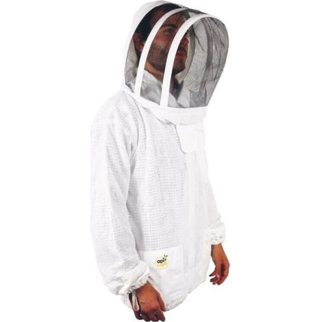 Blouse d'apiculteur avec voile de protection M