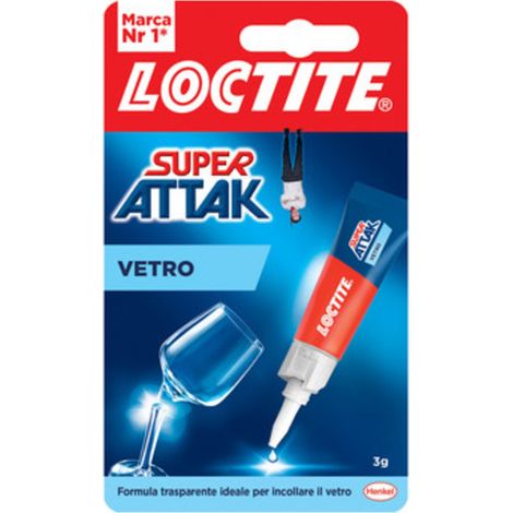 ADESIVO SUPER ATTAK VETRO 3 G- HENKEL ITALIA- 1,0 pz