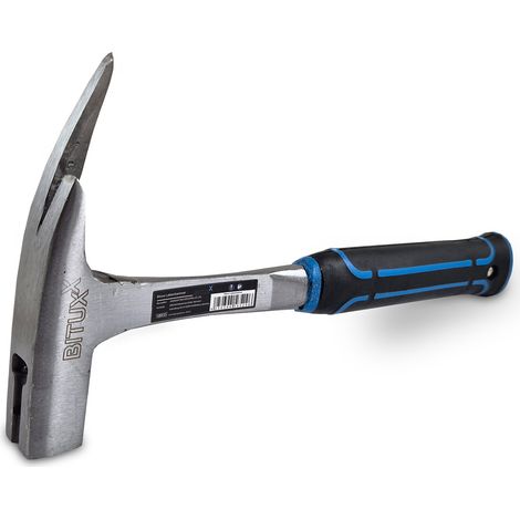 Bituxx Lattenhammer Dachdeckerhammer Kellenhammer Nagelhammer Dachlattenhammer 950g mit magnetischem Nagelhalter (1/4)