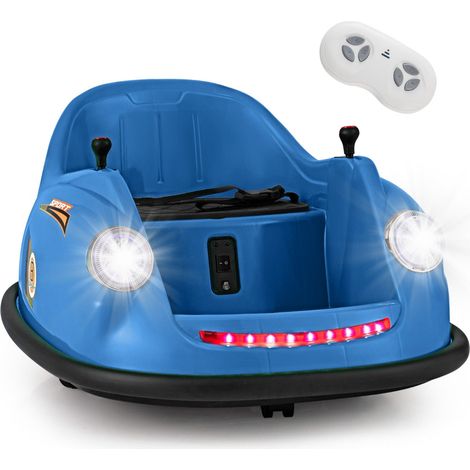 Autoscontro elettrica 76 x 58 x 39 cm con telecomando luci LED musica blu PP 200010412