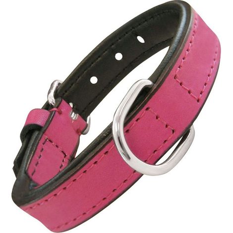 Collare per Cani Gloria Trapunta Fucsia (35 x 1,5 cm)
